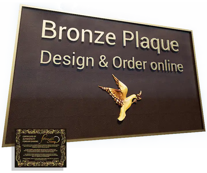 Bronze Plaques - Design online