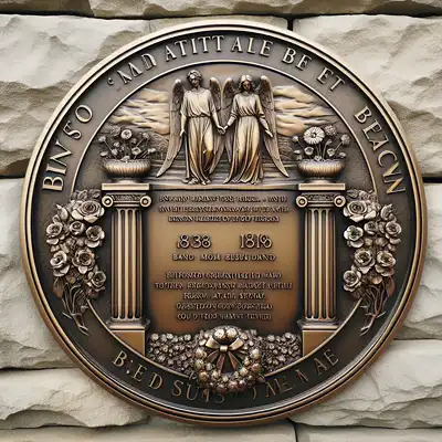 Traditional Engraved Granite Headstone